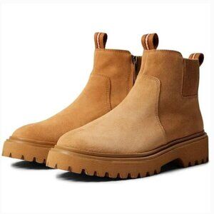 MadewellThe Henry Lugsole Boot in Tan Suede Size 7.5